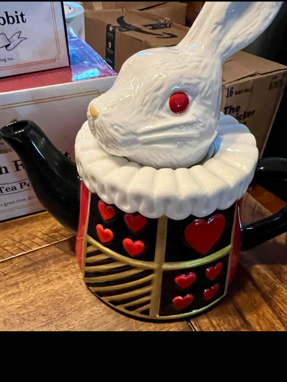 Disney Alice in Wonderland March Hare Ceramic Teapot from Sun Art